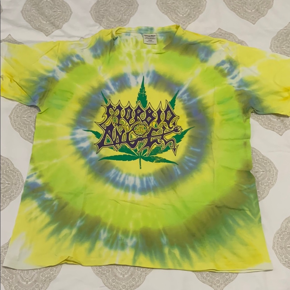 Morbid Angel Band Tie-Dye Graphic Tee